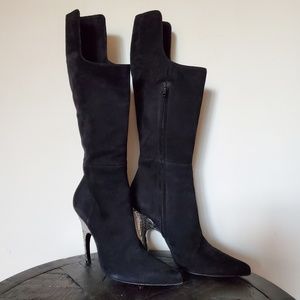 Alain Tondowski Black Leather Boots